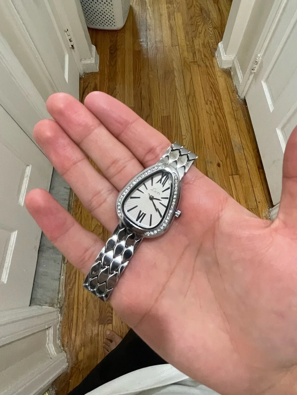 Classic Silver Teardrop Stainless Steel Watch - Silver